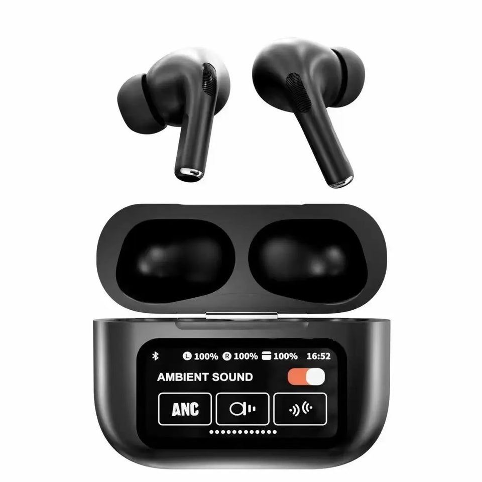 A9 Pro Airpods ANC/ENC Touch Screen Wireless Earbuds