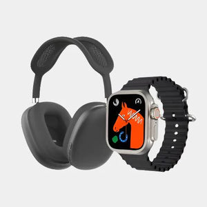 P9 Ultra 2 Smart Watch Combo With Headphone