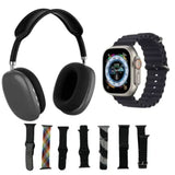 P9 Ultra 2 Smart Watch Combo With Headphone